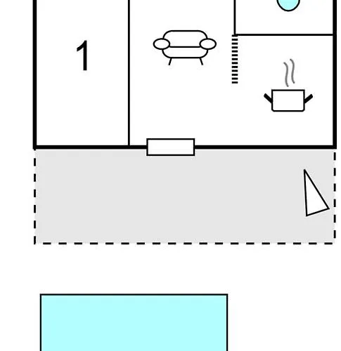 Сasa de vacaciones One-bedroom In *